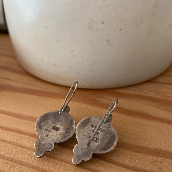 VINTAGE Silver 925 made in Mexico Earrings - Picture 5 of 6